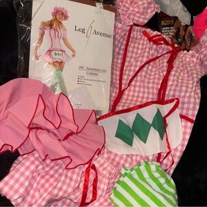 Vintage Leg Avenue Strawberry Girl Costume